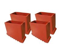 Ladder Feet 4X Ladder Feet Covers Universal Replacement Durable Security Bumper Extension Accessories(7.1x2.8cm)