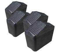 Ladder Feet Non-Slip Ladder Leg Cover - Replacement Ladder feet Caps 50x20mm 5x2cm - Pack of 4 - Black