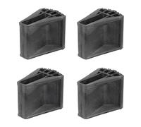 Ladder Feet Pads, Non-Slip Rubber, Quick Install Design, Heavy Duty Build, Shock Absorbing Grip, Ideal for Electrical Tasks and Outdoor Maintenance, 3.54 x 2.76 x 1.57 inches
