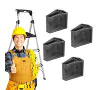 Ladder Feet Rubber Pads | 4x Ladder Feet Shoes | Quick-Install Replacement Parts, Heavy-duty Safety Shoes For Electrical Work, Window Cleaning, Tree Trimming