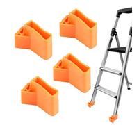 Ladder Feet Rubber Pads | Ladder Foot Pads - Non-Slip Rubber Accessories 4-Piece with Heavy Duty Support Feet for Non-Slip Stand Outdoor in the Kitchen for Cabinets and in Children's Play