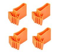 Ladder Feet Rubber Pads - Ladder Pads - Non-Slip Rubber Accessories 4-Piece with Heavy Duty Support Feet for Non-Slip Stand Outdoor in the Kitchen for Cabinets and in Children's Play