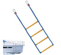 Ladder for Boat - Portable Folding Rope Climber with Sections, Marine Aids | Boarding Ladder for Yacht, Kayak, Jetty, Launching, Fishing, Pool, Lake, Rafting and Leisure Water Activi