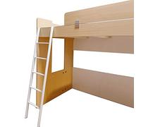 Ladder for bunk beds for 60-70 inch long motorhomes with hooks, access ladder for bunk beds with 4/5/6 steps for school dormitories, kindergartens, motorhomes/caravans