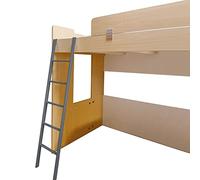 Ladder for bunk beds for 60-70 inch long motorhomes with hooks, access ladder for bunk beds with 4/5/6 steps for school dormitories, kindergartens, motorhomes/caravans