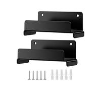 Ladder Hooks for Garage Wall, 2 Pack Heavy Duty Wall Mount Storage Hanger for Ladders, Chairs & Patio Furniture