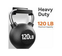 Ladder Hooks for Garage Wall, 4 Pack Heavy Duty Wall Mount Storage Hanger for Ladders, Chairs & Patio Furniture