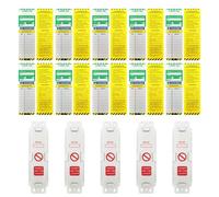 Ladder Inspection Tags Set, 5 Holders & 10 Inserts, Waterproof Durable Safety Tags for Clear Ladder Status, Indoor Outdoor Use