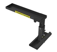 Ladder Leg Leveler, Ladder Stabilizer Bracket, Extension Ladder Stabilizer, Heavy Duty Ladder Leveler Aid, Adjustable Height Steel Leg Stabilizer Extension Tool for Telescopic and Straight Ladders