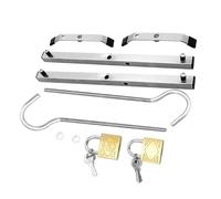 Ladder Locks for Roof Rack - Van Laddear Lock, Rack Clamp | 2 Pieces Whole Word Roof Racck Clamp Laddr Lock, Steel Lader Holder, Easy Mount Ladder Accessory for Commercial Van, Roofe Racke Safety