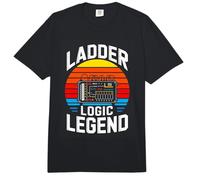 Ladder Logic Legend PLC Programmer Tech Engineer Comfort Colors Adult Heavyweight T-Shirt
