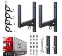 Ladder Rack for Truck - 300lbs Side Mount Ladder Rack | Side Mount Support Bracket,for Truck Trailer RV Landscape Lawn Camping Garage Transportation Ship