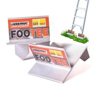 Ladder Safety Anti-Slip Footing Device for Decking & Grass, Ladder Base Stabilizer for Extension, Step & Telescoping Ladders, Non Slip Ladder Accessory Compact