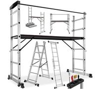 Ladder Scaffold Platform Aluminium Multi Purpose Ladders 3 Way Combination