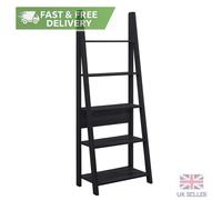 Ladder Shelf Bookcase 5 Tier Plant Book Display Storage Shelving Unit