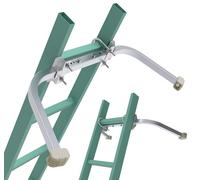 Ladder Stabilizer,Heavy Duty Aluminum Extended Ladder Accessory for Roof Gutter Cleaning Tools,Ladder Stand-Off Wing Span/Wall Ladder Hooks with Non-Slip Rubber Bottom pad.(Patent)