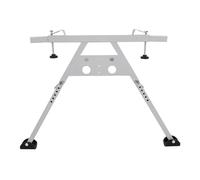 Ladder Stabilizer, Heavy Duty Steel Adjustable Extension Ladder Standoff, Easy Use Safe Stable Wall Standoff Extension Ladder Accessory for Roof Gutter, Wing Span/Wall Ladder