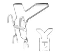 Ladder Stand Off Bracket Ladder Stay Use on Corners, Universal V-Shape Aluminum Down Pipe Stand Off Accessories, 640mm Safe Wide Span Preventing Slipping and Keep Safety