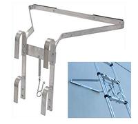 Ladder Standoff, Ladder Stay, Ladder Accessories Anti Slip Sideways Move Universal for Extension Ladders Folding Multi-Purpose Ladder Roof Flat Wall Windows