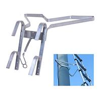 Ladder Standoff Universal V Shape for Downpipe Corner Fit Telescopic Ladders Extension Combination Stepladder Ladder Stay Accessory