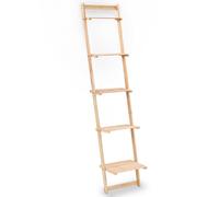 Vidaxl Ladder Wall Shelf Cedar Wood 41.5X30X176 Cm