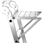 Ladder Work - Metal Heavy 400 lbs 30 x 26.5 cm | Heavy Duty Adjustable Stand System with Non-Slip - Sturdy Ladder Work Painting DIY Construction Brandbe