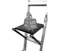 Ladder Work Platform System,Anti-Slip Extension Ladder Tool, Ladder Work Stand Holds 330 Pound(Black)