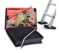 Laddermat Ladder Stabilizer & Leveler - Non-Slip Safety Base for Ladders on Uneven Ground, Grass, Gravel & Soft Surfaces - Prevents Sinking, Durable Ladder Safety Accessory for Home & Jobsite