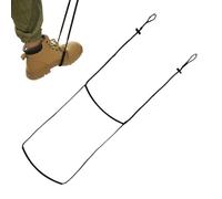 Ladders - Two-Step Handwoven Climbing Ladder with Daisy Chain Buckles | Advanced Slip Prevention, Adjustable for Treehouse Fire Escape Obstacle Course Hunting, 0.2 Inches