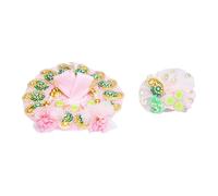 Laddu Gopal Dress with Mukut Bal Krishna ji Kanha ji God Vastra- Pink (6")