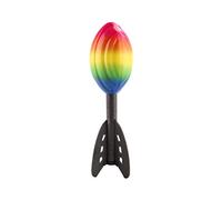 Laddup Parent-Child Outdoor Games PU Polyurethane Foam Rockets Rainbow Missiles, Underwater Torpedo Missile Throwing Swimming Game Toys For Children.