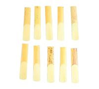LADE Eb Clarinet Reeds Strength 2-10Pcs in Box Wood Color, Professional Grade for Senior Clarinet Players, Consistent Sound Production, Suitable for Various Playing Scenarios