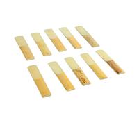 LADE Eb Clarinet Reeds Strength 2-10Pcs in Box Wood Color, Professional Grade for Senior Clarinet Players, Consistent Sound Production, Suitable for Various Playing Scenarios