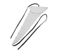 Lade Saxophone Sax Clarinet Cleaning Cloth, Unique Design for Tube Inside Clean, Quality Fiber Material, Metal Pendant with 3 Colors, Large Adsorption with Safety, (Grey)