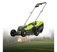 LADECNERHT 1600W Brushless Lithium-Ion Cordless Battery Self Propelled Lawn Mower with Two 20v 4ah lithium batteries and Charger Included Low noise 3400rpm Brushless Motor
