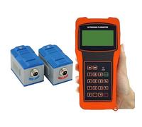 LADECNERHT Handheld Ultrasonic Flow Meter Portable Clamp on Flowmeter, Tuf-2000h Digital Ultrasonic Flow Meter with Tm-1 Standard Transducer, Measuring Range: Dn50-700mm