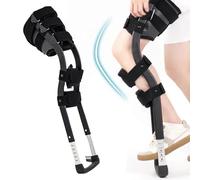 LADECNERHT Hands Crutch, Knee Crutches for Adults, Anti Slip Knee Crutch, Adjustable Hand Knee Crutch, Assisted Walking Trainer for Walking Leg Injury Ankle Fracture Plantar Fasciitis