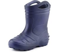 Ladeheid Children´s EVA Extra Light Wellington Boots Rainy Wellies Rain Boots KL051 (Dark Blue, EU 32 = UK 13 Kids)