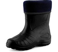 Ladeheid Children´s EVA Extra Light Wellington Boots Rainy Wellies Rain Boots KL058 (Black, 33 EU = 1 UK)