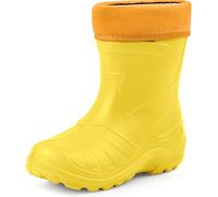 Ladeheid Children's Girl's Boy's EVA Extra Light Wellington Boots Rainy Wellies Rain Boots KL050 (Sunny, 2.5 UK)