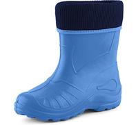 Ladeheid Children's Girl's Boy's EVA Extra Light Wellington Boots Rainy Wellies Rain Boots KL058 (Light Blue, 2.5 UK)