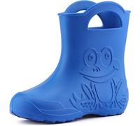 Ladeheid Children's Girl's Boy's EVA Wellington Boots Rain Shoes LA-CA-01 (Blue, 8.5/9 UK)