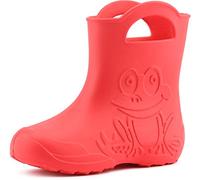 Ladeheid Children's Girl's Boy's EVA Wellington Boots Rain Shoes LA-CA-01 (Coral, 13/14 UK Child)