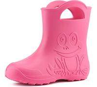 Ladeheid Children's Girl's Boy's EVA Wellington Boots Rain Shoes LA-CA-01 (Pink, 13/14 UK Child)