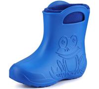 Ladeheid Children's Girl's Boy's EVA Wellington Boots Rain Shoes LA-CA-03 (Blue, 10/11 UK)