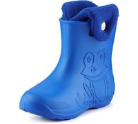 Ladeheid Children's Girl's Boy's EVA Wellington Boots Rain Shoes LA-CA-04 (Blue, 11.5/12.5 UK Child)