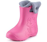 Ladeheid Children's Girl's Boy's EVA Wellington Boots Rain Shoes LA-CA-04 (Pink, 7/7.5 UK)