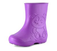 Ladeheid Children's Girl's Boy's EVA Wellington Boots Rain shoes LA-CA-10 (Lilla, 13/14 UK Child)