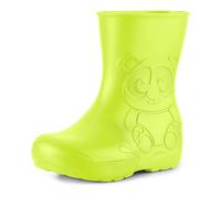 Ladeheid Children's Girl's Boy's EVA Wellington Boots Rain shoes LA-CA-10 (Lime, 10/11 UK)
