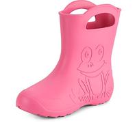 Ladeheid Girl's EVA Lightweight Wellington Boots Rainy Wellies Rain Boots LA-CA-09 (Pink, 3.5/4.5 UK)